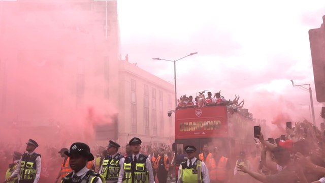 Six stabbed and 24 arrests during Arsenal victory celebrations in north London