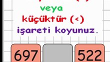 1.12- Sayılarda Karşılaştırma - 3. Sınıf Matematik #shorts