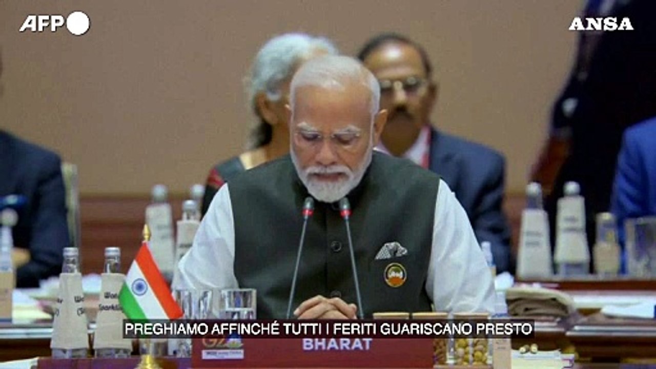 Terremoto, Modi: "Il mondo intero e' con il Marocco"
