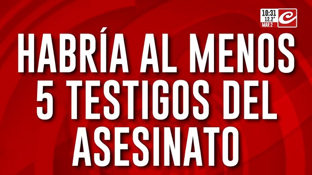 Femicidio de Agostina: habría al menos cinco testigos del brutal asesinato