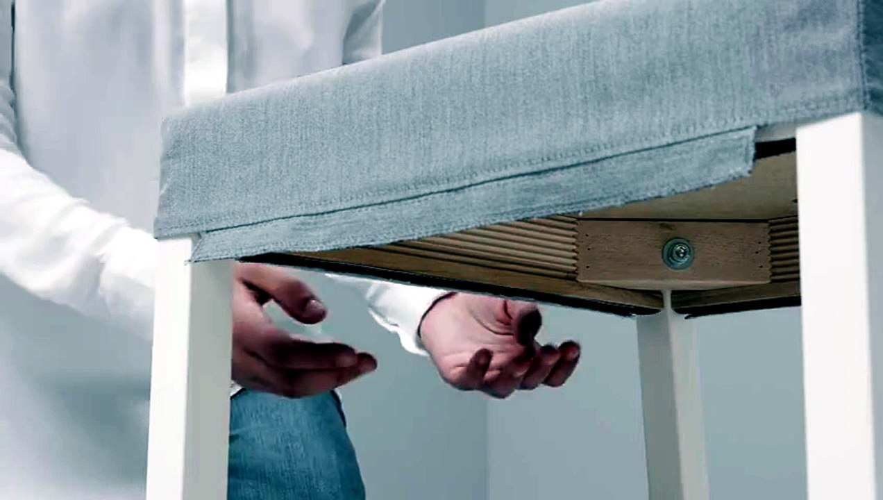NORBERG KÄTTIL mesa y dos sillas blanco