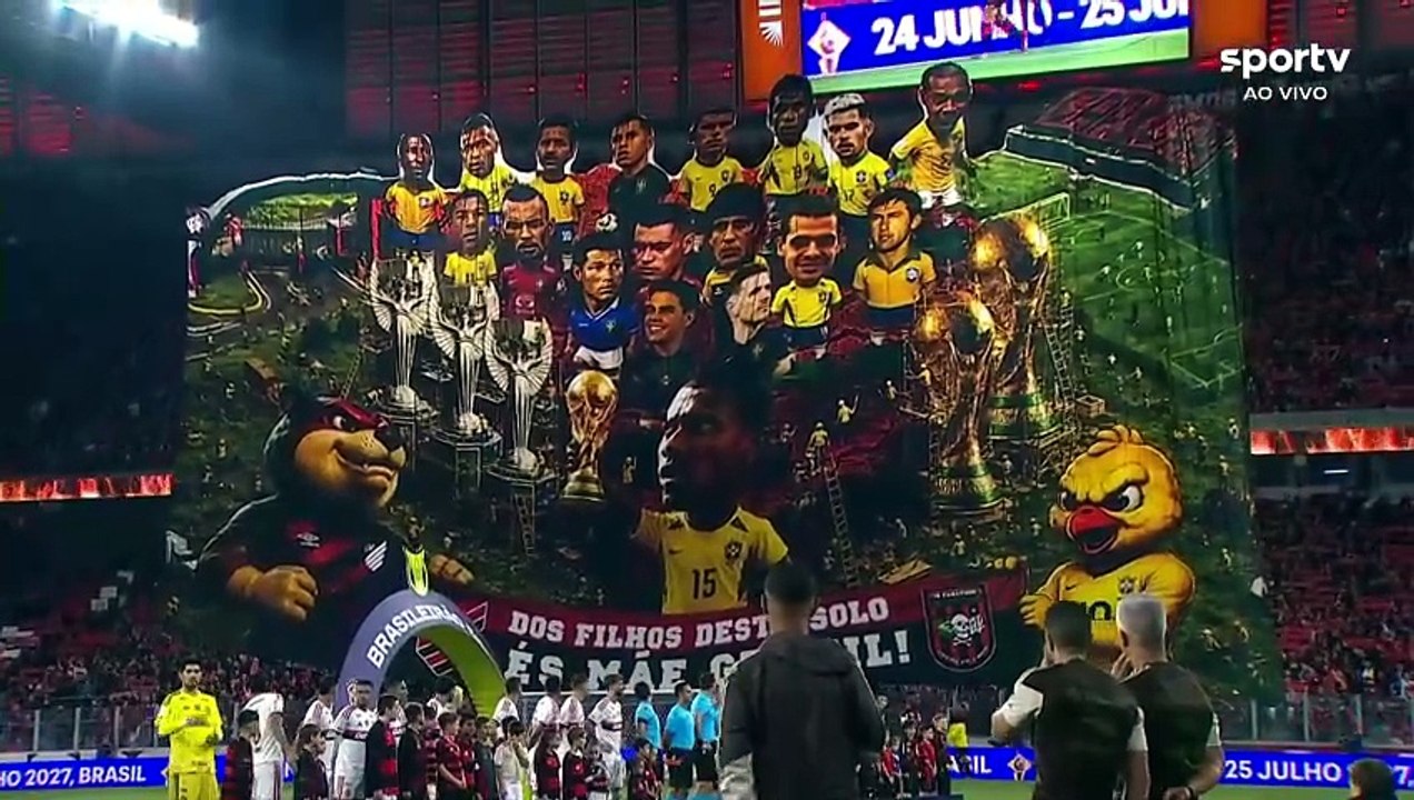 Athletico Paranaense 1x1 Flamengo - 1º Tempo - Brasileirão 2026 - 16ª Rodada - 17/05/2026