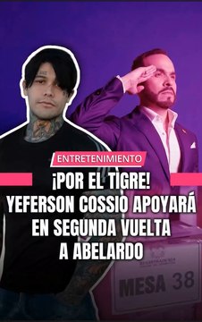Yeferson Cossio sacudió las redes sociales al anunciar oficialmente su voto.