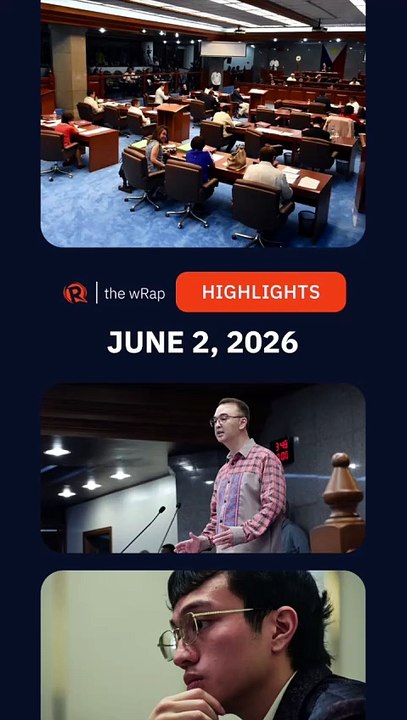Today’s headlines: Philippine Senate, Alan Peter Cayetano, Kiko Barzaga | The wRap | June 2, 2026