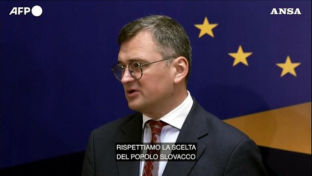 Kiev: Rispettiamo la scelta del popolo slovacco, aspettiamo la coalizione