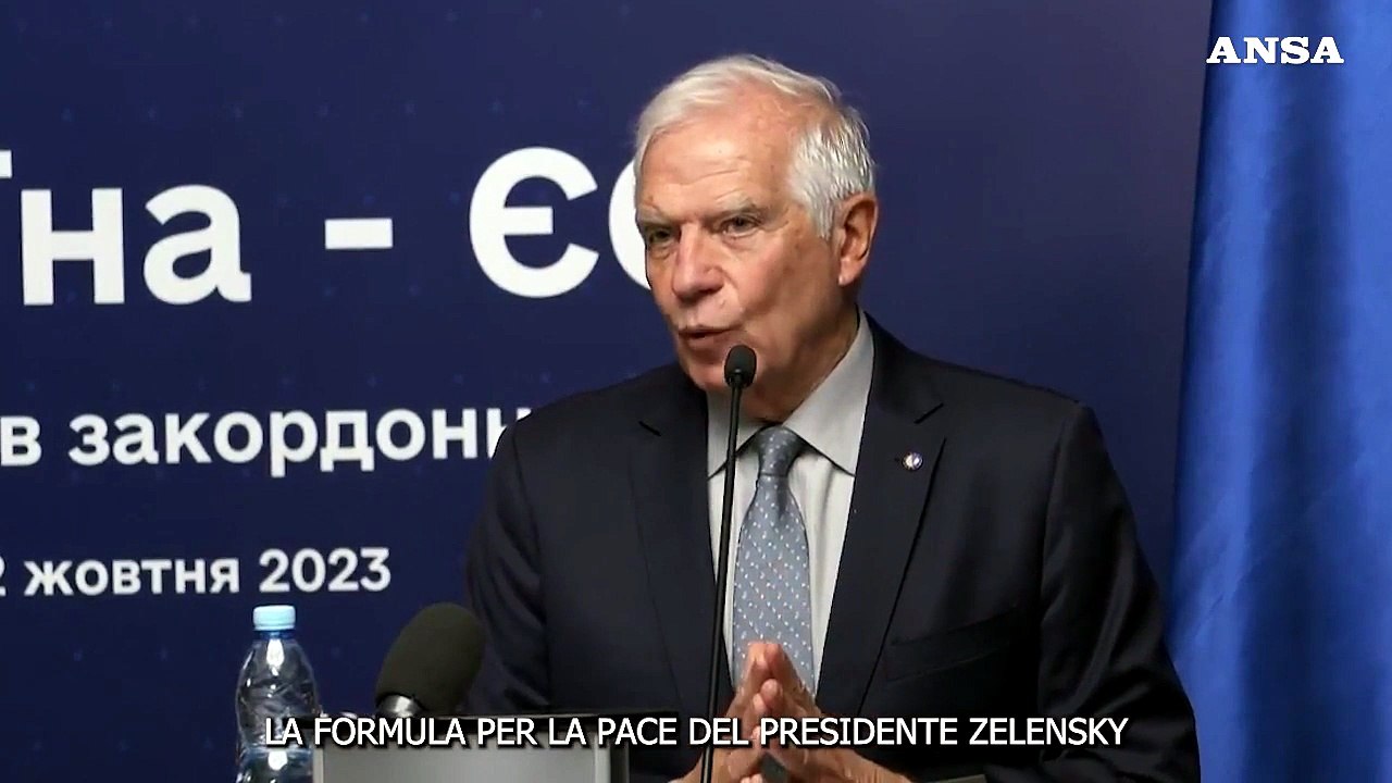 Ucraina, Borrell: "L'unica pace possibile e' quella di Zelensky"