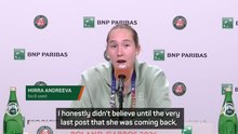 Andreeva in disbelief about Serena Williams' return