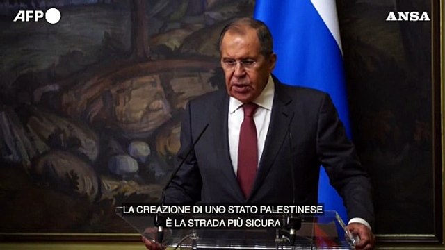 Israele, Lavrov: Uno Stato palestinese soluzione per ottenere la pace