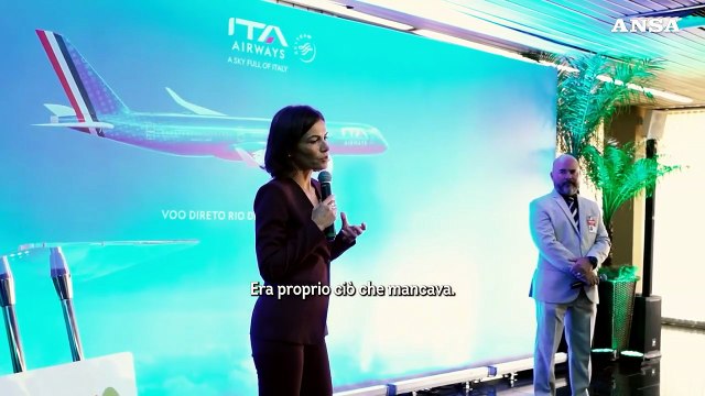 Ita Airways, Limosani: Roma-Rio una rotta delle meraviglie