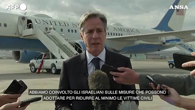 Blinken: Stiamo lavorando per fornire piu' aiuti umanitari a Gaza