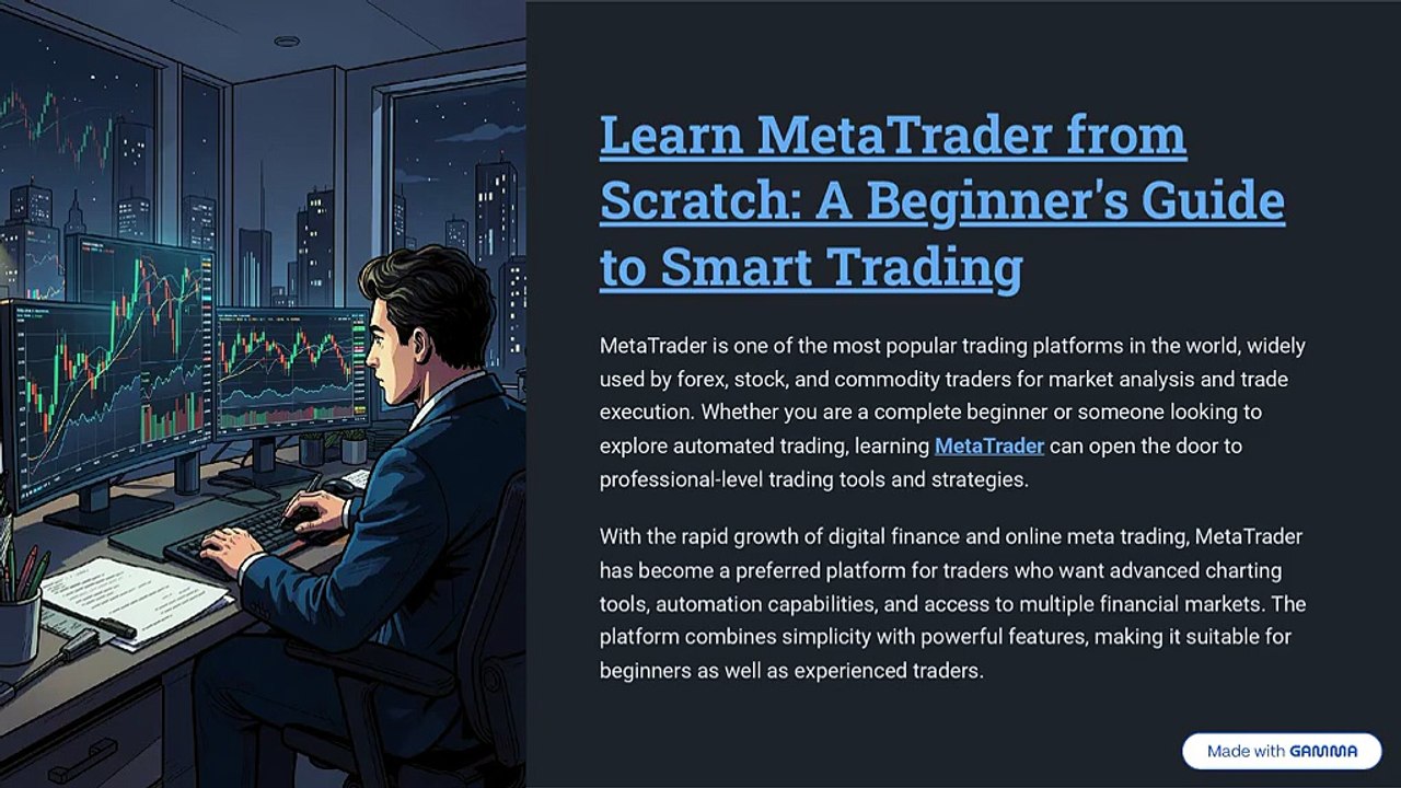 Learn MetaTrader from Scratch A Beginner’s Guide to Smart Trading