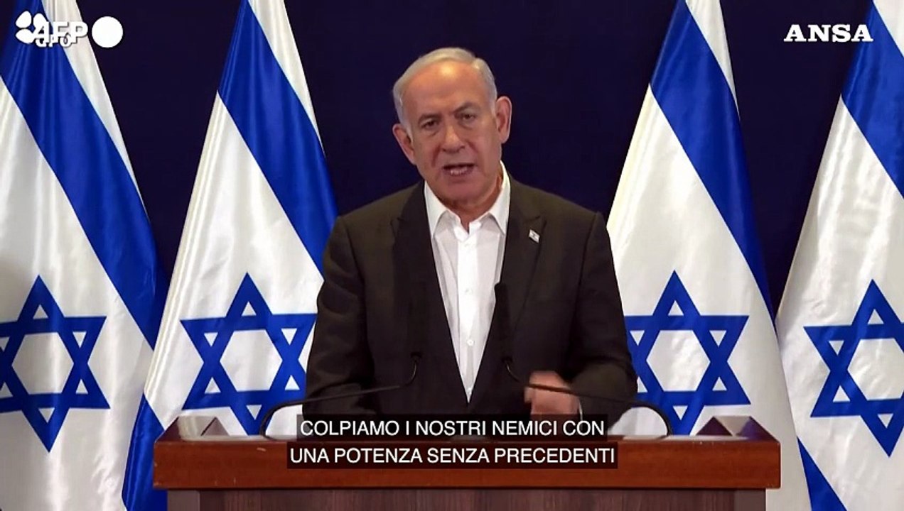Netanyahu avverte Hamas: "Questo e' solo l'inizio"
