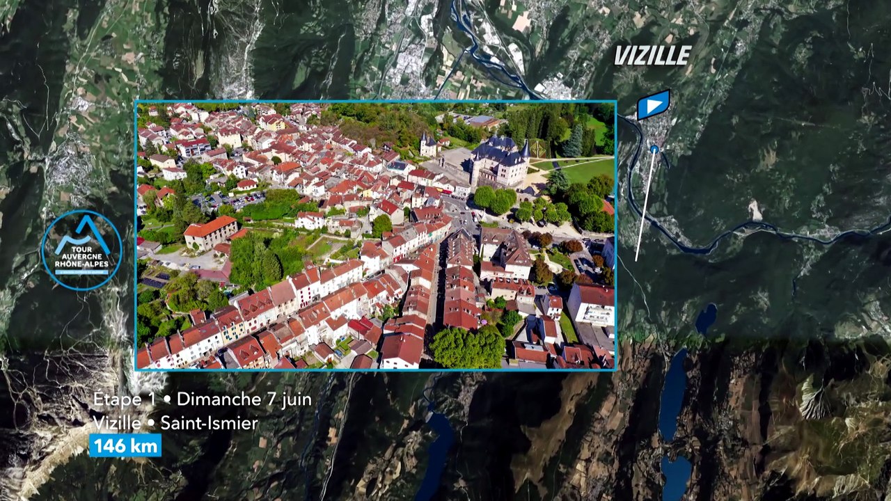 Le profil de la première étape - Cyclisme - Tour Auvergne - Rhône-Alpes