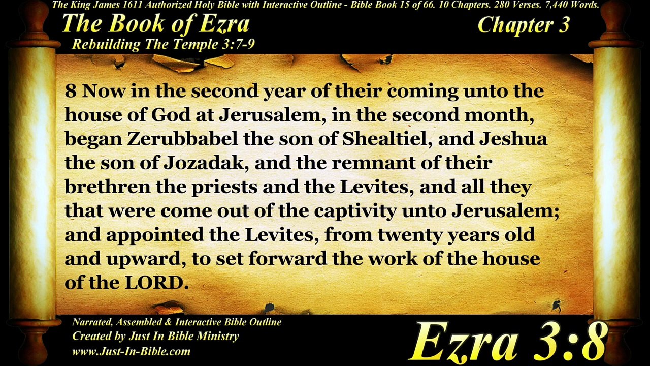 Ezra Complete | Bible Book 15 | The Holy Bible | KJV HD Audio Video Read Along