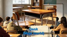 bahasa inggris animasi benda yang ada di kelas
