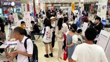 Cina, affollata la fiera del lavoro di Pechino