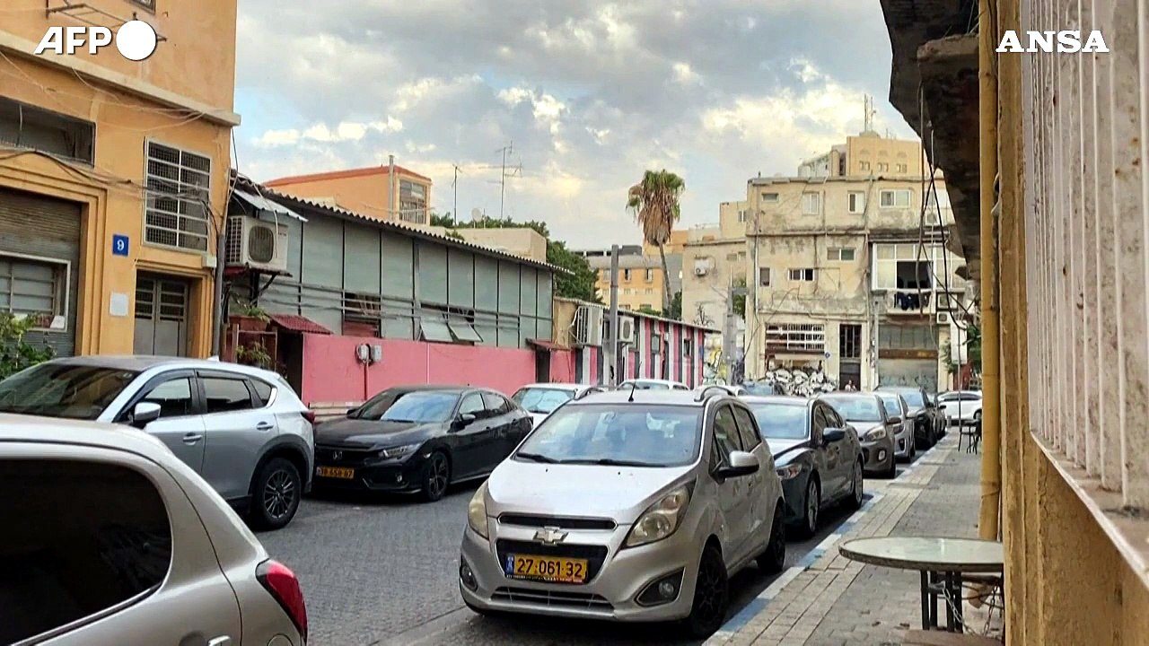 Israele, Tel Aviv: il rumore angosciante di sirene ed esplosioni