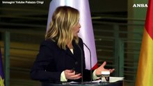Meloni: "Con Scholz garantiremo assistenza all'Ucraina"