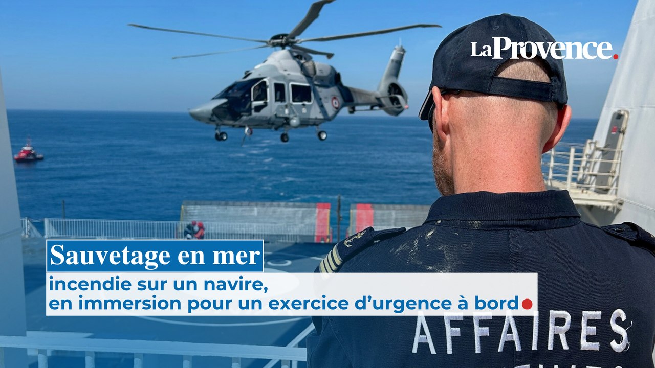 Sauvetage en mer : incendie sur un navire, en immersion pour un exercice d’urgence à bord