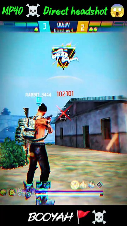 MP40 ☠️ Direct headshot 😱 #shorts #freefire