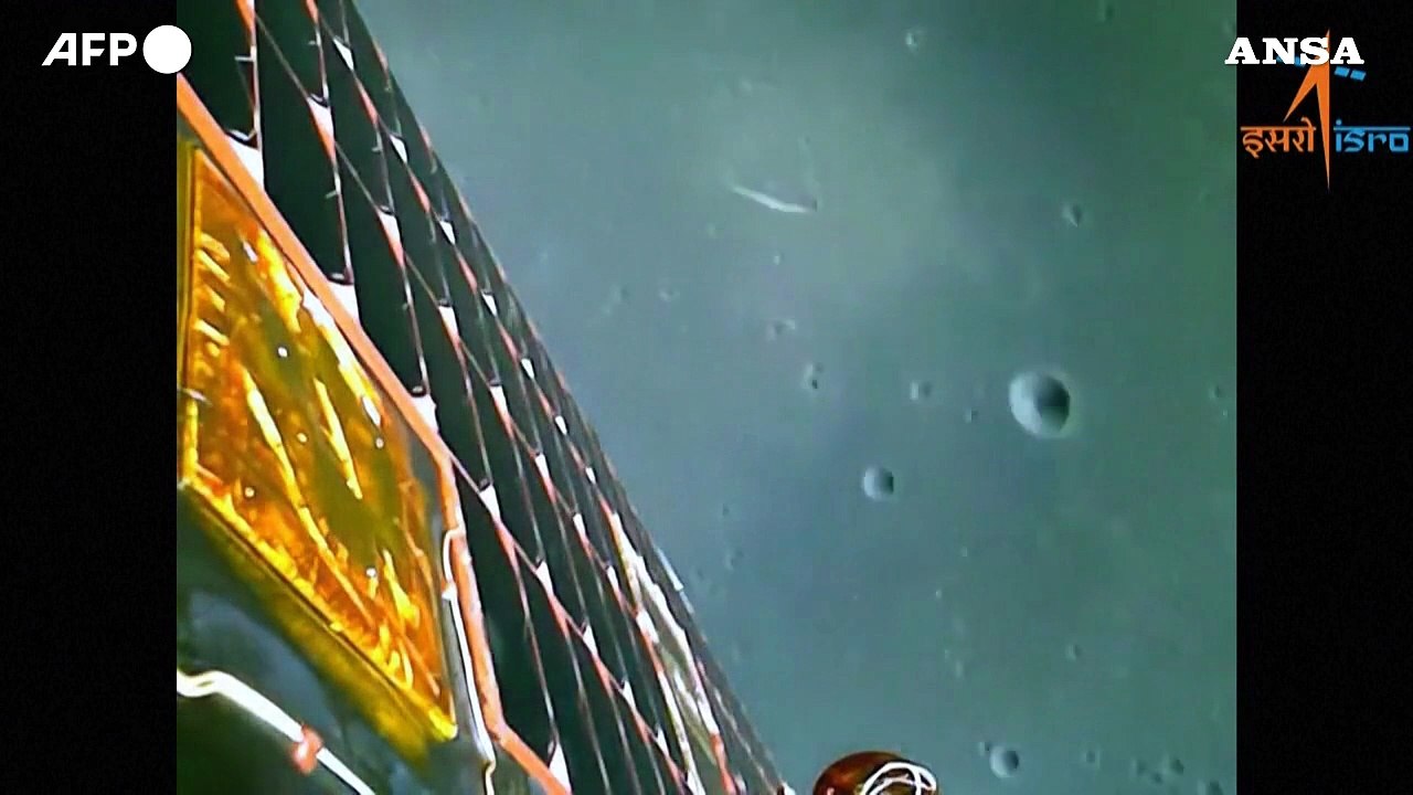 Chandrayaan-3, l'allunaggio del lander indiano Vikram