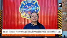 Día del Bombero Voluntario: destacan 51 años de servicio del cuartel de Alem
