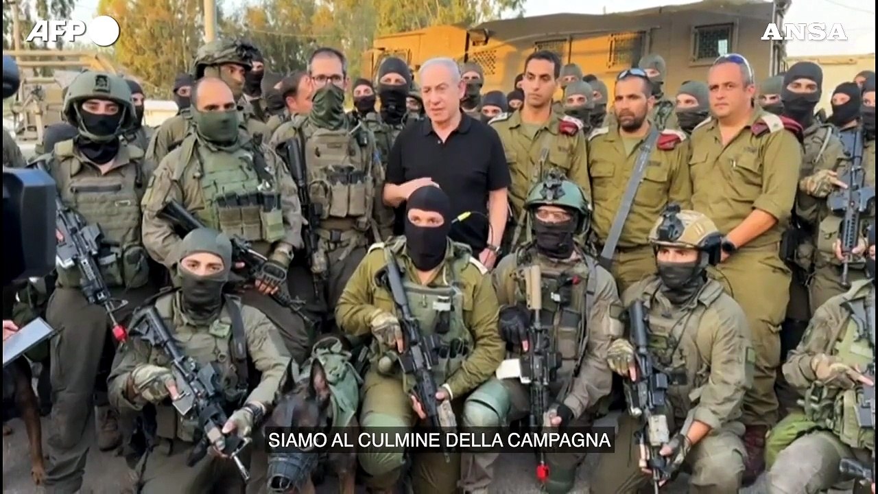 Israele, Netanyahu: "L'operazione e' al culmine, non ci fermeremo"