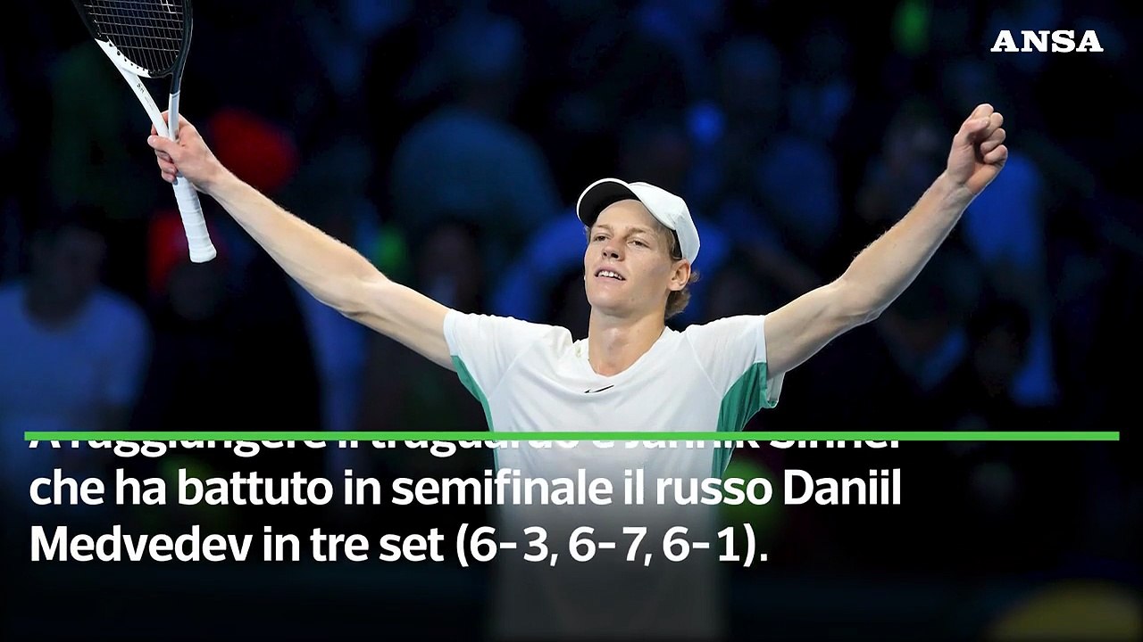 Impresa Sinner, batte Medvedev ed e' in finale