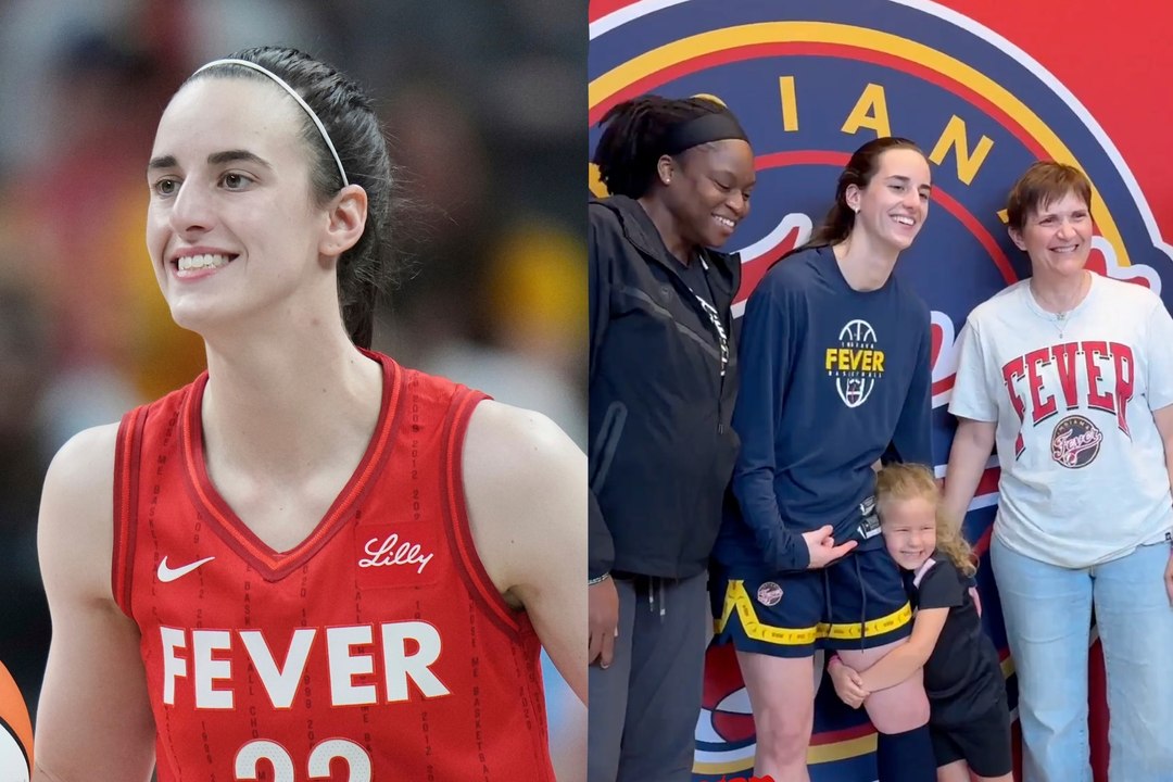 Caitlin Clark’s young fan refused to let go of her in meet and greet