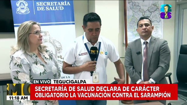 Vacuna contra sarampión obligatoria para hondureños que viajen a países con brotes activos