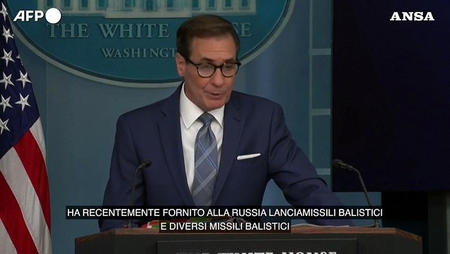 Usa: La Corea del Nord ha dato missili alla Russia per l'Ucraina