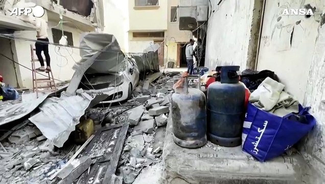Gaza, tra le macerie a Khan Yunis