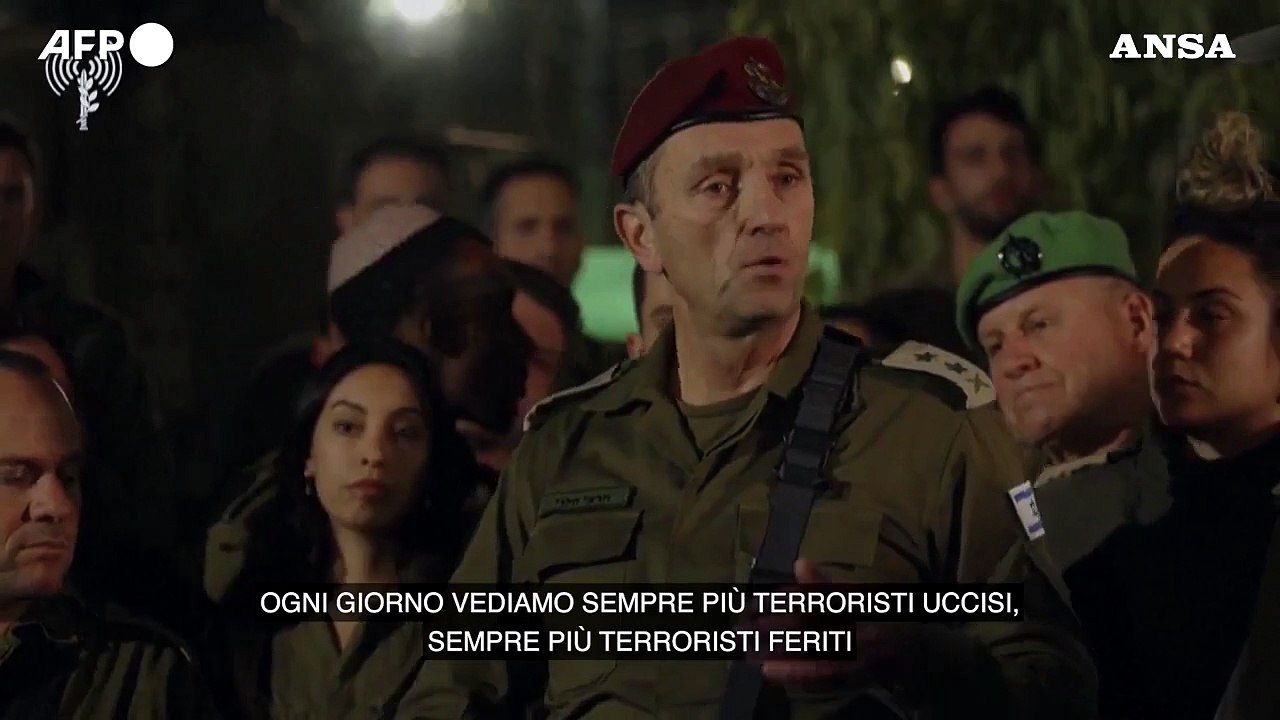 Israele, Halevi:  "Terroristi si arrendono, dobbiamo aumentare la pressione"