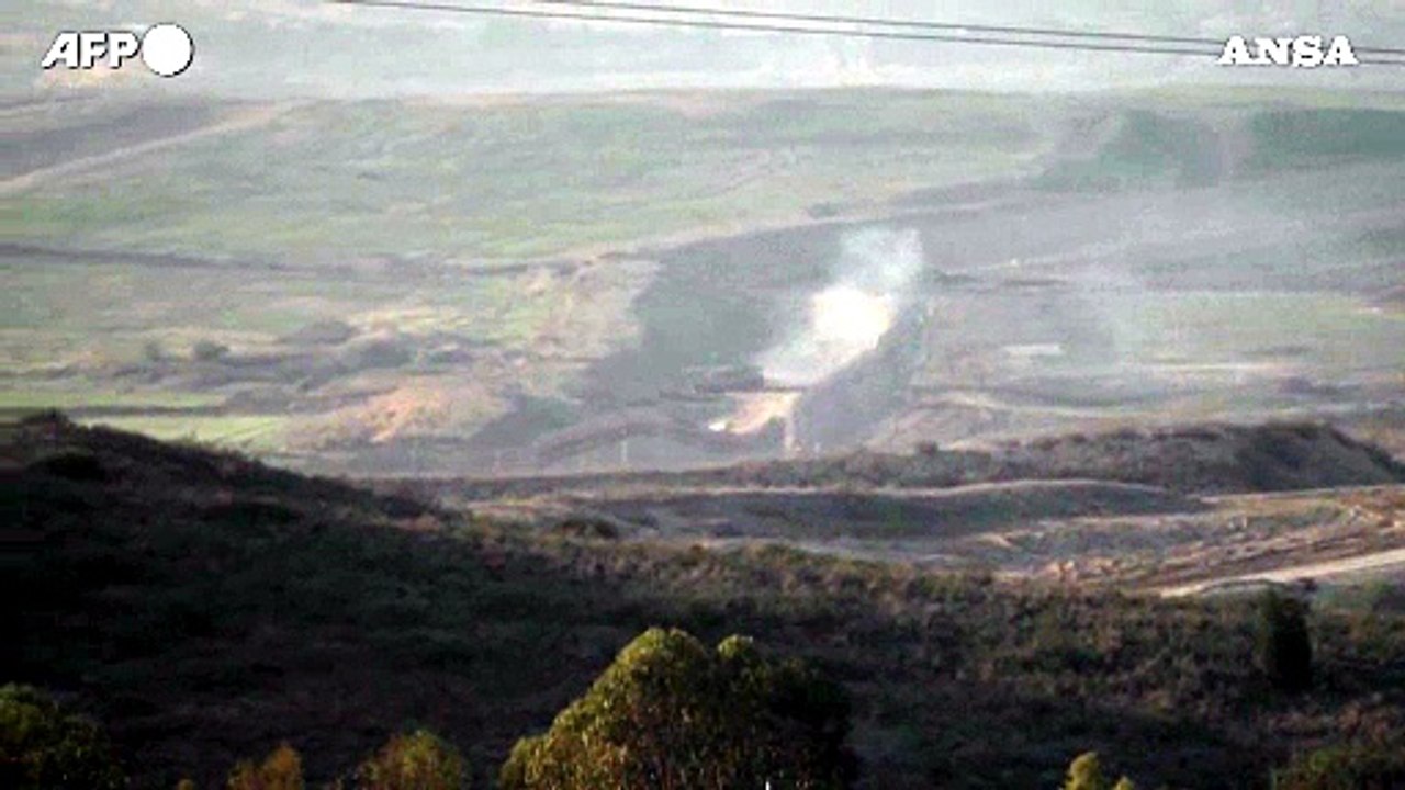 Israele, operazioni militari nel nord di Gaza viste da Sderot