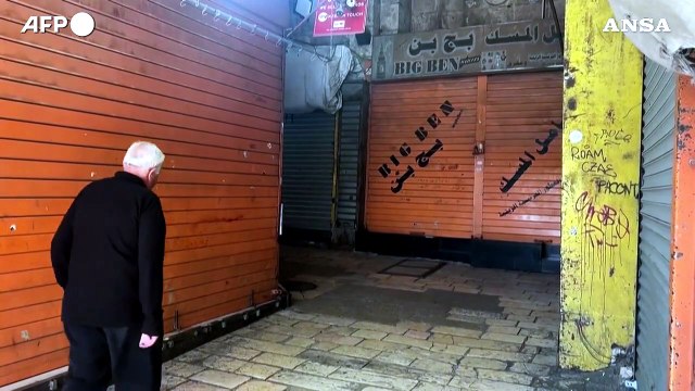 Sciopero generale in solidarieta' con Gaza, negozi chiusi a Gerusalemme
