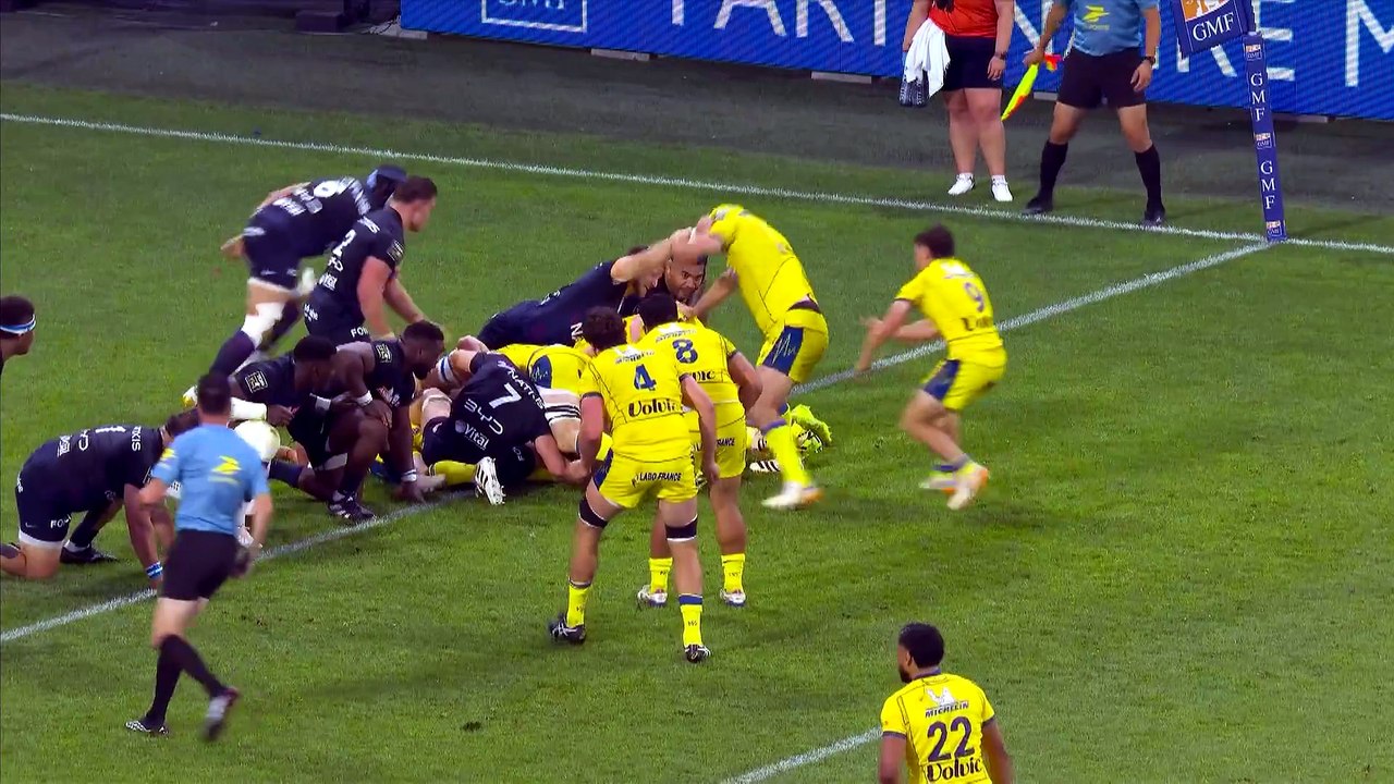 TOP 14 - Essai de Alivereti RAKA (ASM) - ASM Clermont - Racing 92