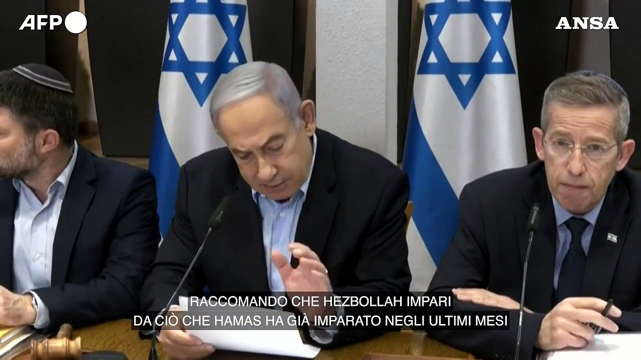 Netanyahu a Hezbollah, "guardate la lezione data ad Hamas"