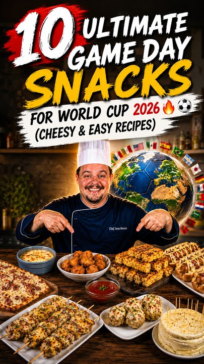 10 Ultimate Game Day Snacks for World Cup 2026 🔥⚽ (Cheesy & Easy Recipes)
