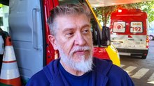 Médico do SIATE detalha estado de homem que caiu de escada após ser atingido por objeto