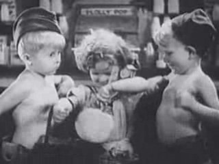 Famous Child Actors: Shirley Temple in War Babies (WACKY)