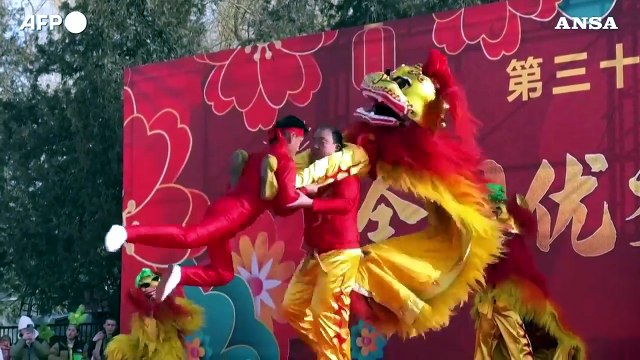 Pechino, rituali e spettacoli agli eventi del Capodanno cinese