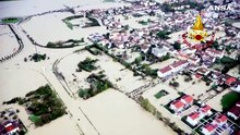 Maltempo in Toscana, la ricognizione aerea su Campi Bisenzio e Prato
