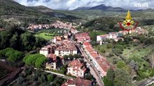 Maltempo in Toscana, la ricognizione aerea a Prato, nella frazione di Figline