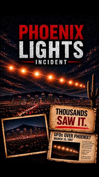 Thousands Saw Strange Lights Over Arizona... Nobody Could Explain Them
