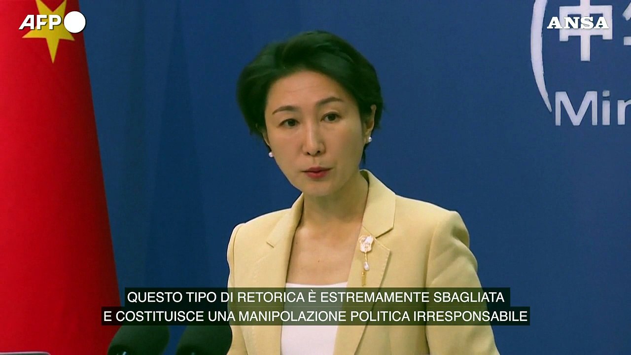 Cina: "Xi dittatore? Commenti Biden estremamente sbagliati"