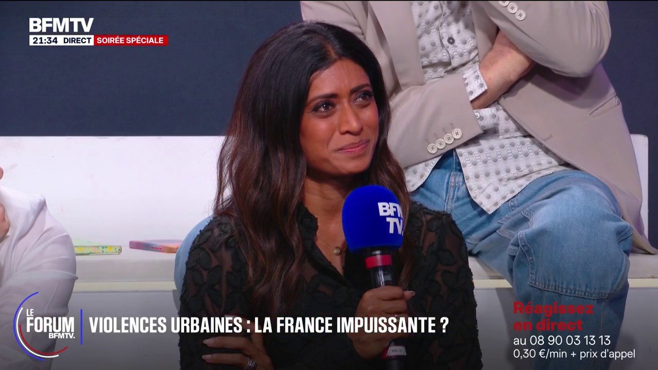 FORUM BFMTV - Violences urbaines: "J'ai deux fans du PSG à la maison, bien sûr que je ne les aurais jamais laissés sortir", déclare Prisca Thevenot, députée (Renaissance)