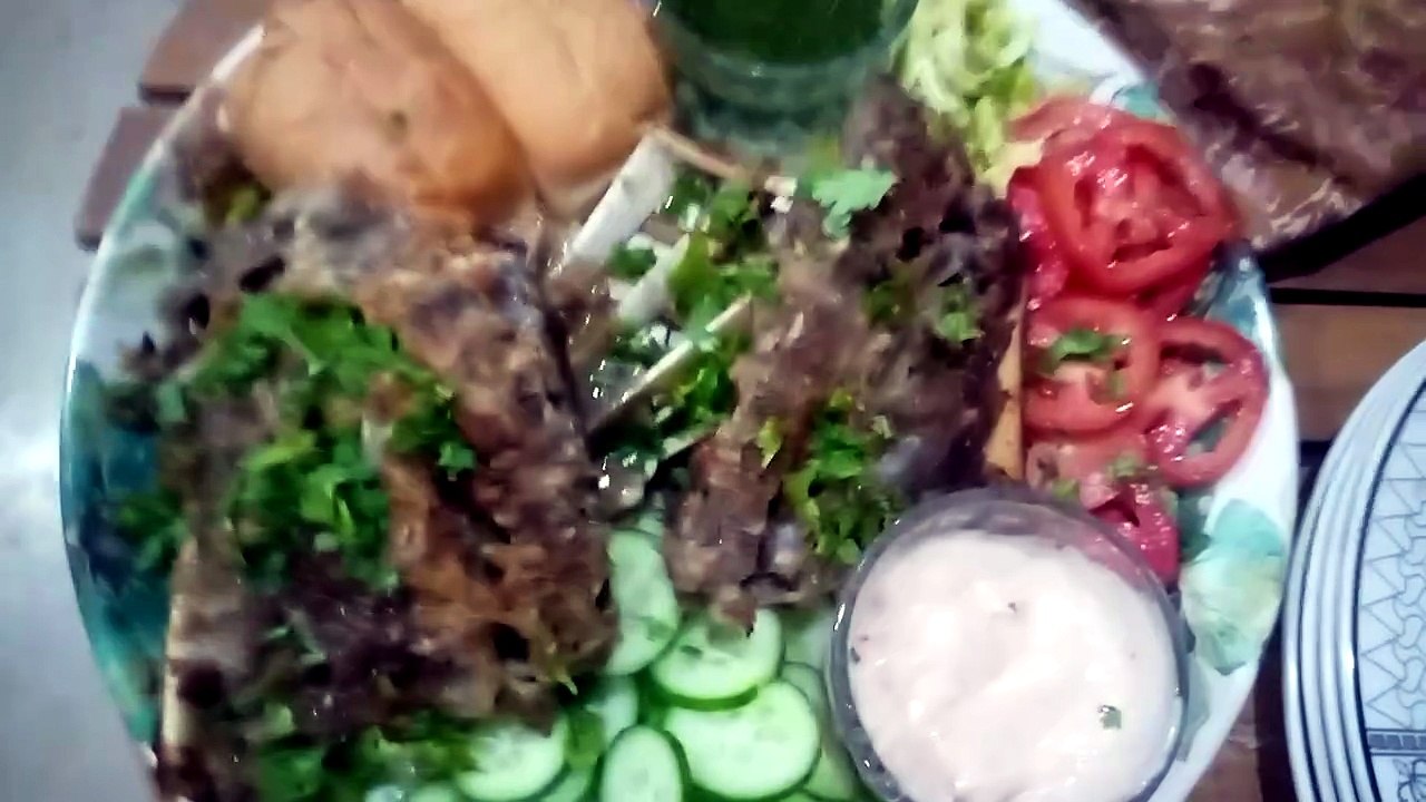 Cooking of roasted chops