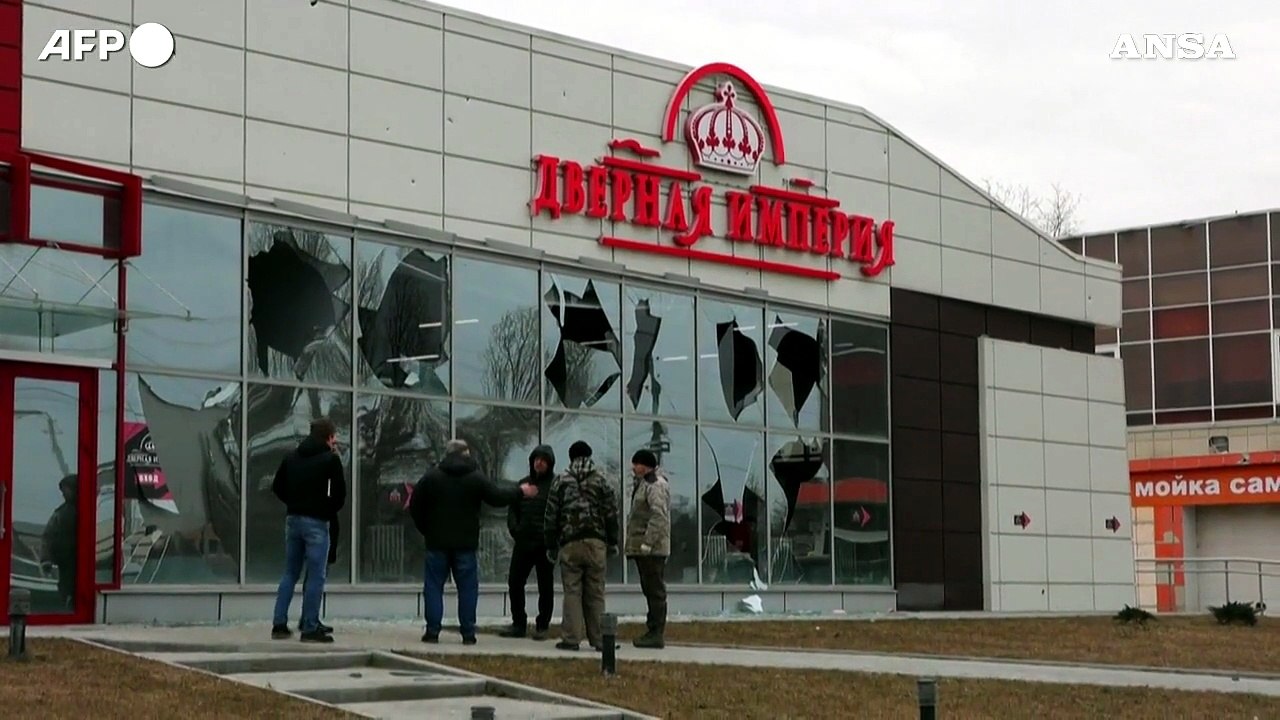 Russia, i danni dopo l'attacco ucraino sulla citta' di Belgorod