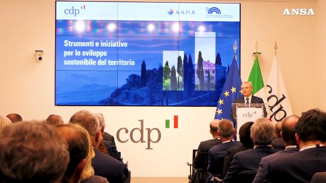 Cdp, 10 miliardi per lo sviluppo sostenibile delle Regioni dal 2021