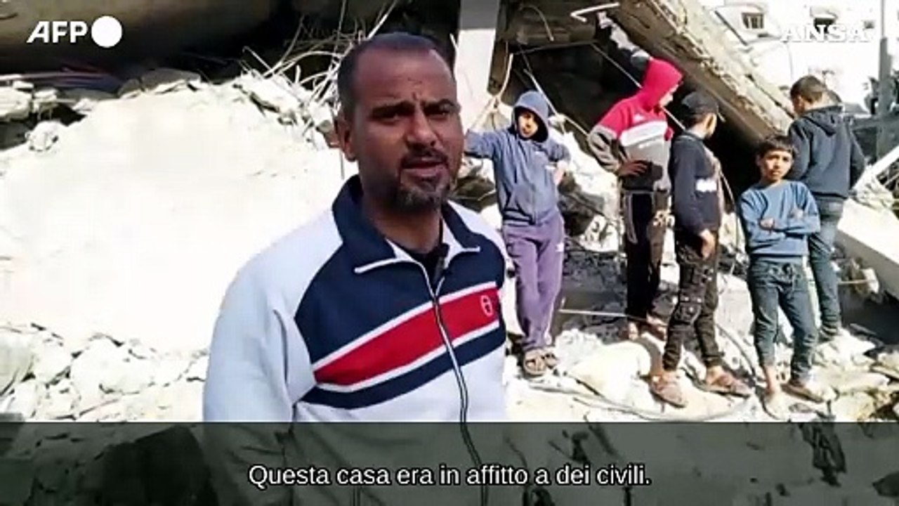 Gaza, un sopravvissuto: "Ho sentito l'attacco, ho pensato che sarei morto"